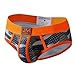 JOCKMAIL Men's Underwear Briefs Men's Sexy Briefs Breathable Comfortable Mesh Underwear Men's Low Rise Briefs (US, Alpha, XX-Large, Regular, Regular, Orange)