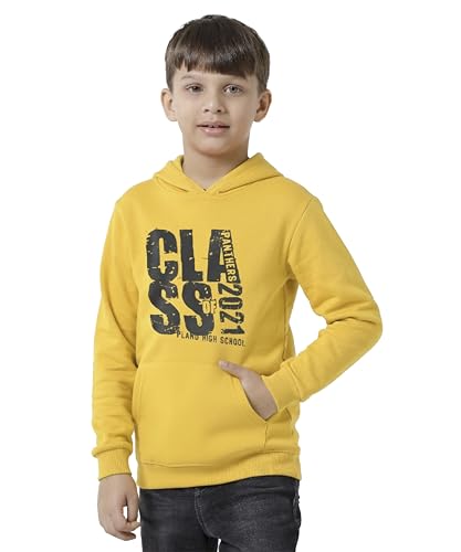 Image of KYDA KIDS Boys 100% Cotton Hooded Neck Long Sleeve Sweatshirt with Hoodies Winter Wear