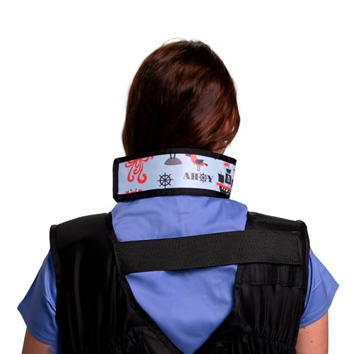 Image of Thyroid Shield /Collar with PVC Easy Clean Color Pirate .50mm PB Light Weight Radiation Protection
