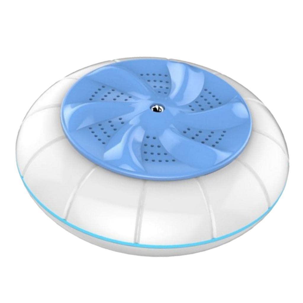 UJEAVETTE Ultrasonic Turbine Washing Machine Mini Tub Laundry Washer for Dorms Blue-image-24