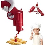 Ketchup Dispenser, Premium Sauce Dispenser for Mustard BBQ Syrup & More, Easy Squeeze Mess-Free Quick Reloading Tool Becoming Food Expert! for Kitchen Restaurant Indoor Outdoor Grill (1 PCS)