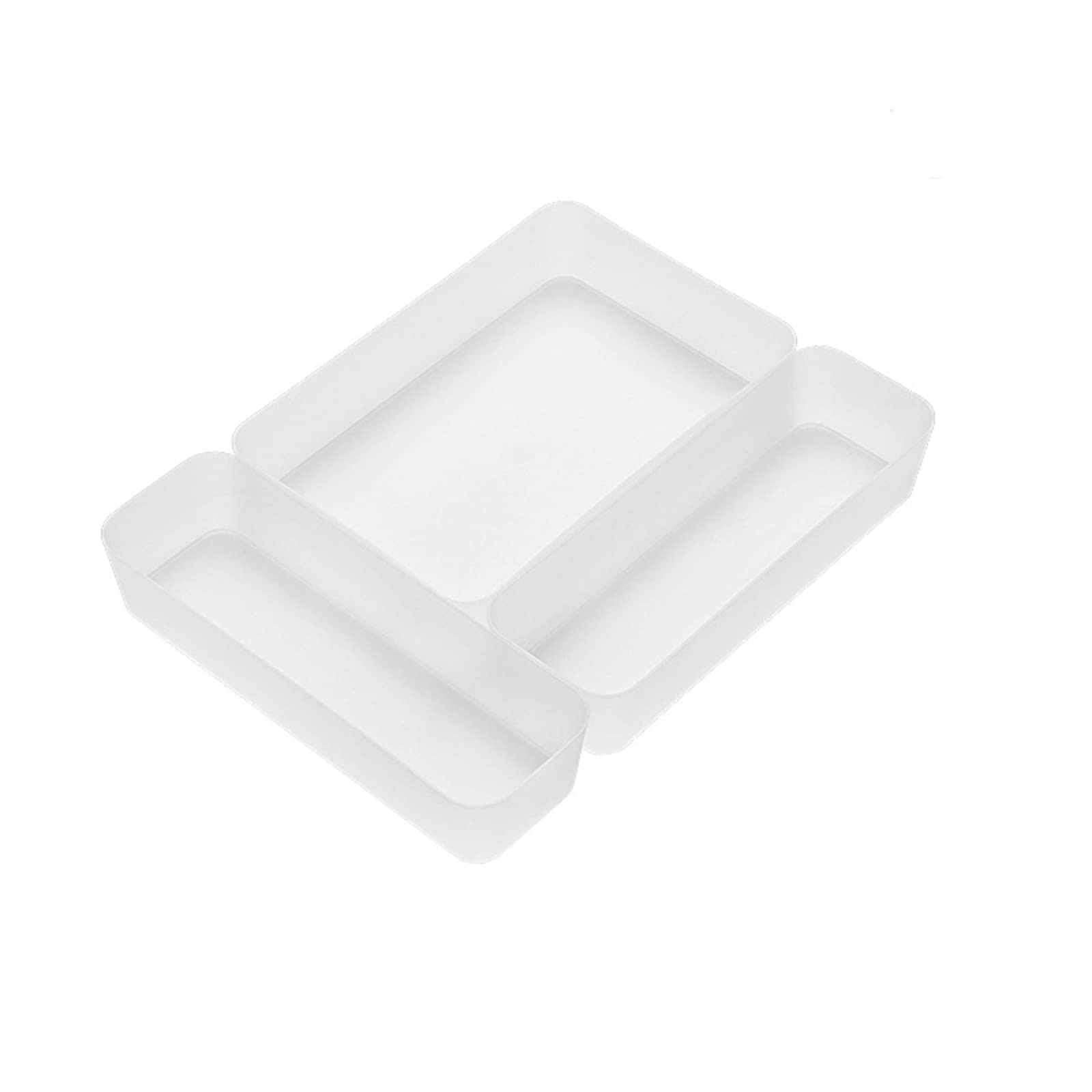 Questo Organizer per cassetti, Vassoio portautensili, Organizer da Cucina, Porta Posate, contenitori per scrivania, Armadio, Bagno, Ufficio