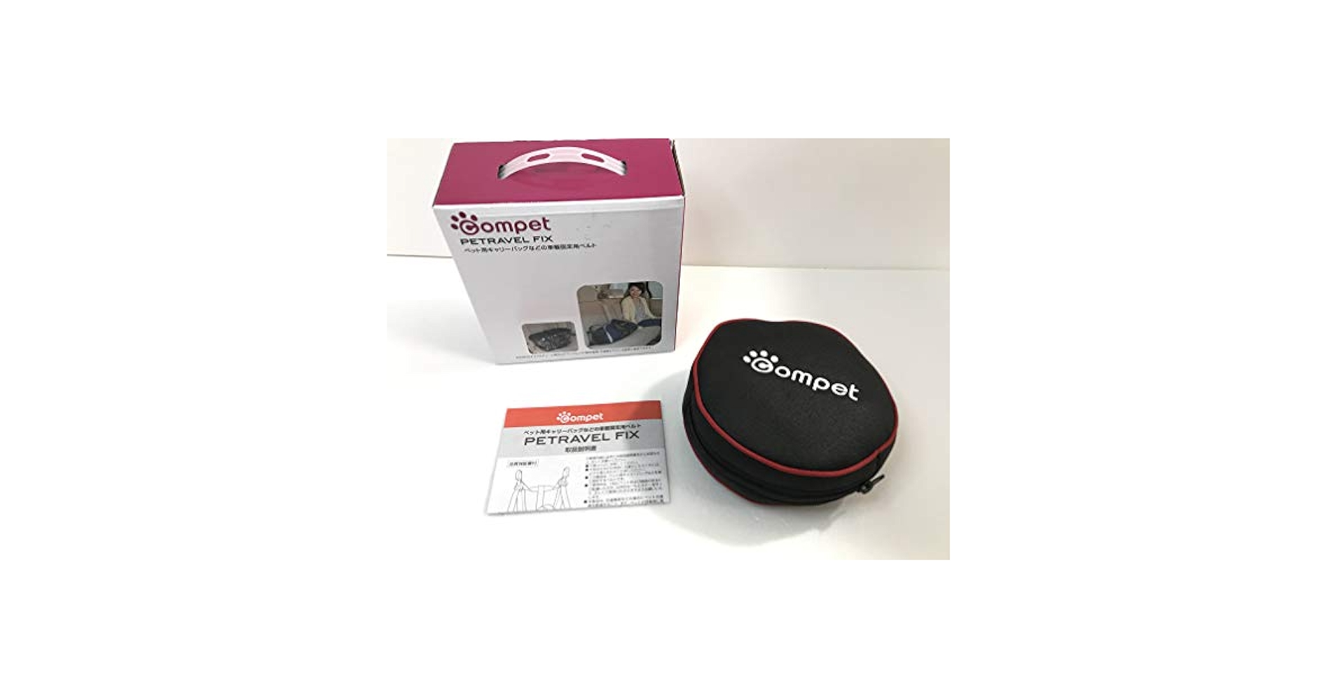 PETRAVEL ペット用旅行バッグ 黒 コムペット