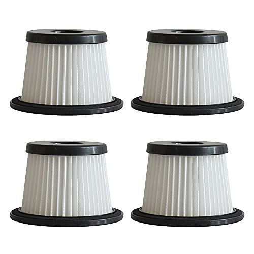 Image of 4pcs Filter Vacuum Dust Filters Compatible with MOOSOO K24 Cordless Vacuum | Replacement HEPA Filter Washable Resuable compatible with MOOSOO k24 Vacuum higher filtration efficiency