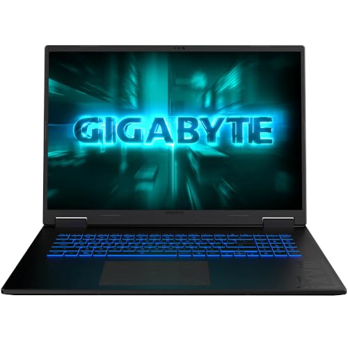 Image of GIGABYTE A18 2025 Laptop, 8-Core AMD Ryzen 7 260, 18 inch WQXGA 165Hz IPS Display, NVIDIA GeForce RTX 5060, 48GB DDR5 2TB SSD, Single-Zone RGB Backlit Keyboard, Wi-Fi 6E, Win11 Home