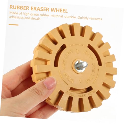 Roue en caoutchouc 100mm dissolution rapide des colles