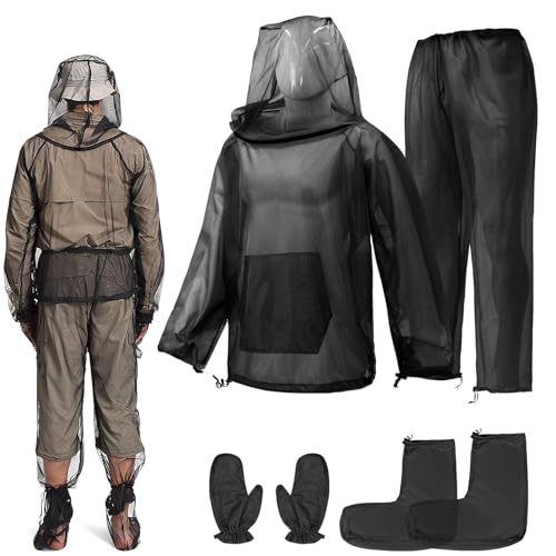 Mosquito Bug Suit for Men Women (4-Piece Set)