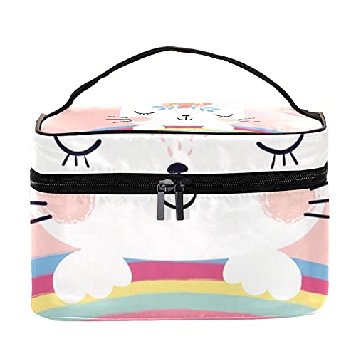 Trousse de toilette chat licorne rangement maquillage voyage
