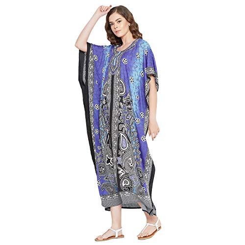 Oussum Kaftan Dresses for Women – Plus Size Moomoo Dresses, Bathing Suit Cover Up, Beach Cover Ups, Casual Maxi Kaftan3