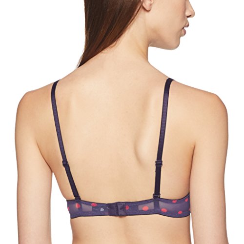 Image of Amante Every de Red Printed Underwired Lightly Padded Everyday Bra