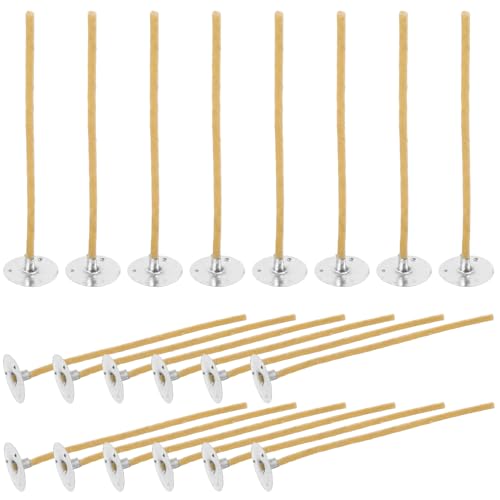 100 mechas trenzadas para velas con base fibra