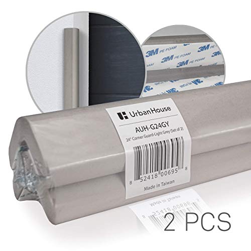 Urban House (2-Pack) High-Density Corner Guard Edge Protector & Bumper for Parking Garages