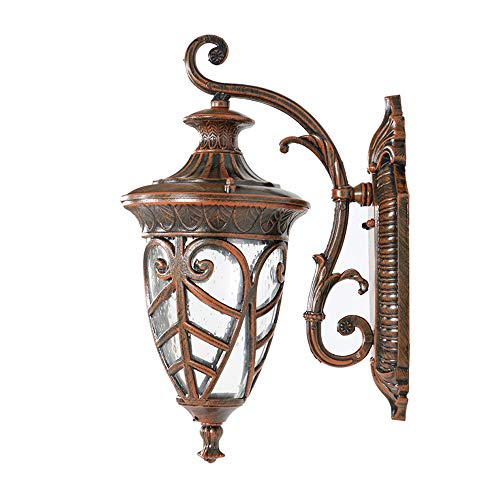 Preisvergleich Produktbild Wandleuchte Retro Außenwandleuchte, Europäische Wasserdichte Außenbeleuchtung, Kreativ-Garten-Licht, Balkon Garten Wandleuchte E27
