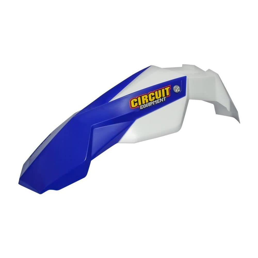 Circuit Equipment - Stealth SM Front Fender - Rugged Polymer with UV Protection - More Style and Protection Against Off-Road Debris - Black/Blue