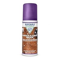 Nikwax NUBUCK & SUEDE SPRAY-ON WATERPROOFER, Waterproofer for Nubuck and Suede Footwear, 125ml (Neutral)