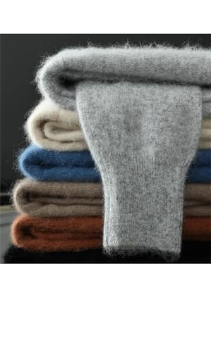 Men's Casual Warm Stylish Wool Top Thicken Lapel Knitted Cardigan3