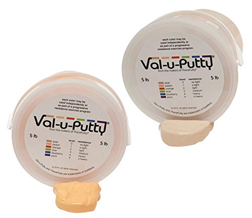Val-u-Putty Exercise Putty - Pear, Peach - 5 LB Each - Bundle
