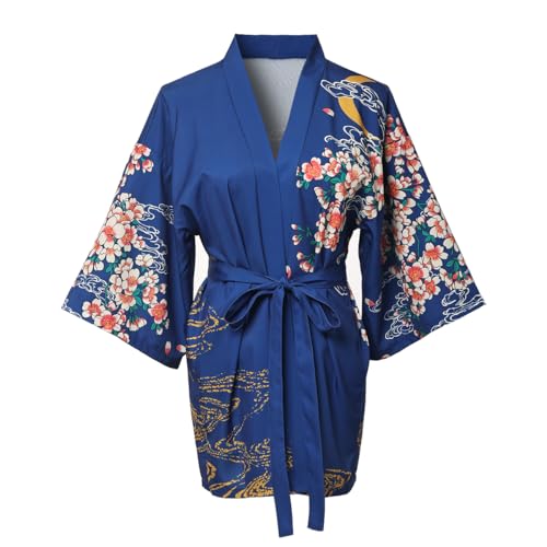 GRACEART Women's Kimono Cardigan Japanese Haori Cover Up Jacket Beach Yukata