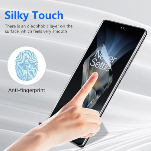 Image of Uyiton 2 Pack Privacy Screen Protector for OnePlus 12 (6.82-inch Curved Display) | Anti-Spy HD Privacy Flexible Film | Bubble-Free Easy Installation | Scratch Resistant | Case Friendly