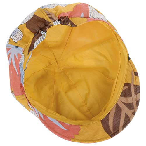 Seeberger Saleva Flower Newsboy Cap Women Yellow One Size #TOP2