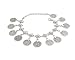 Jane Stone Vintage Style Antique Silver Anklet Color Coin Tassels Beach Ankle Chain (B0480)
