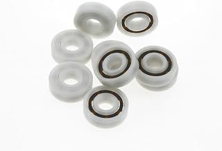 Rarido POM Bearing 623 624 625 626 627 628 629 603 604 605 606 607 608 609 (1 PCS) Glass Balls Nylon Cage Plastic Ball Bearings - (Length: POM605 5x14x5mm, Diameter: 1PCS)