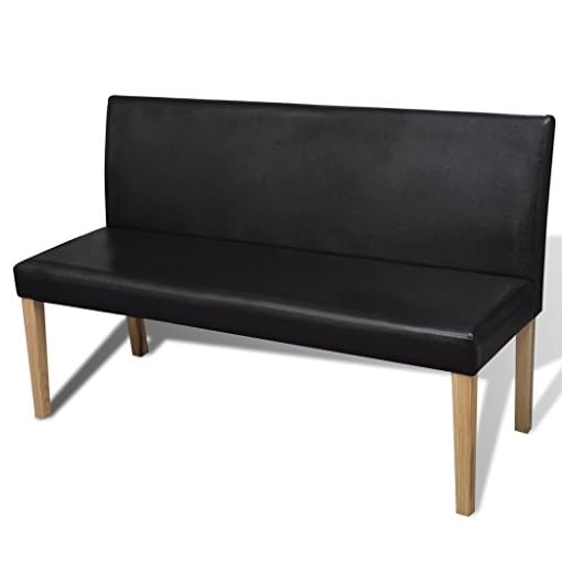 Festnight Banco de Madera y Hierro para Jard¨ªncon Respaldo (Type 2)