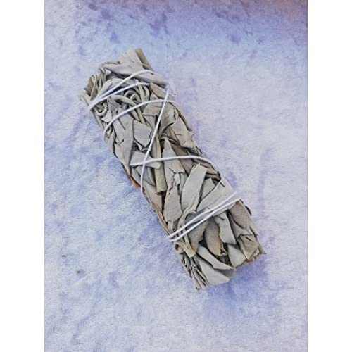 Lot de 2 Bâtons de Sauge Blanche Apiana Californie Ficelle 11cm 25 à 30g Cover