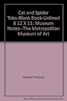 Cat and Spider Toko-Blank Book-Unlined 8 1/2 X 11: Museum Notes--The Metropolitan Museum of Art 1561522872 Book Cover