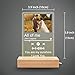 Personalized Acrylic Song Plaques with Photo Custom Music Plaque Light up Picture Frame Customized Album Cover Scannable Code Lamp Night Light Gift for Music Lovers