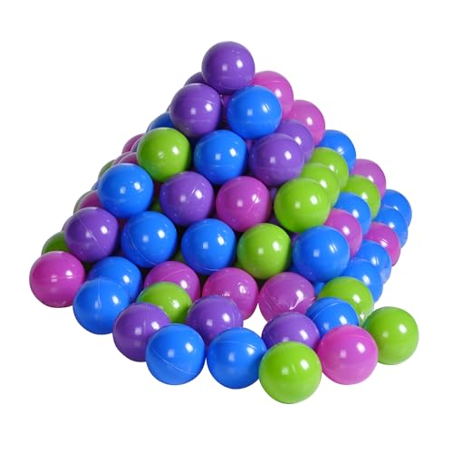 Knorrtoys 56777 - Bälleset ca. Ø6 cm - 100 balls/softcolor, 100 Bälle Pastell