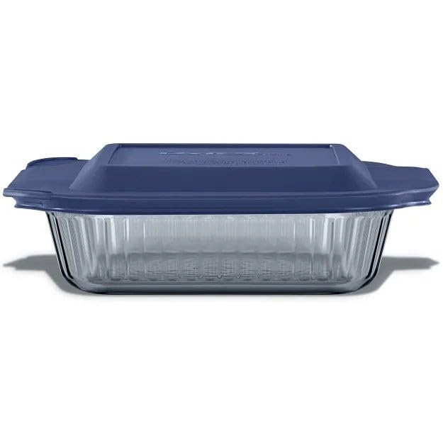 Pyrex Square Baking Dish with Lid 8 Cup 1 EA