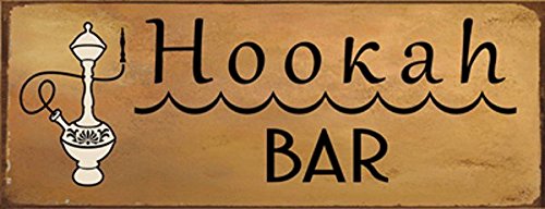 Hookah Bar Metal Sign Man Cave Den Decor Bar D cor