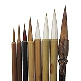 -Excelente sensación de pluma, no se caerá, es la tradición de escribir y pintar cepillos.