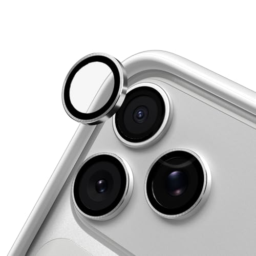 Ya en manzanajugosa.com: RhinoShield Protectores de Lente de cámara compatibles con [iPhone 17 Pro / 17 Pro MAX] | Protector de Vidrio Templado 9H: Resistente a Impactos y arañazos, Alta Transparencia - Plata
