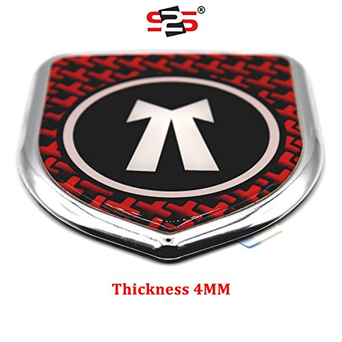 S2S® Stylish 3D Metal Chrome Sticker Emblem Badge Logo | Durable & Stylish Automotive Decoration | For Cars & Bikes (ADVOCATE)