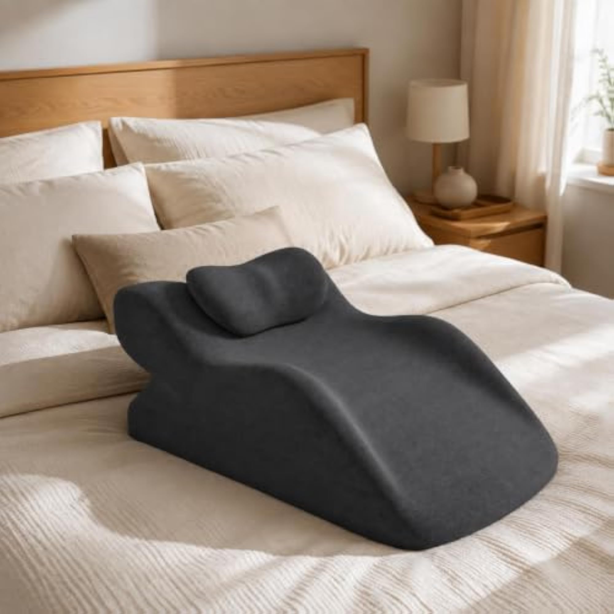 Contoured Face-Down Pillow Ergonomic Support Cushion