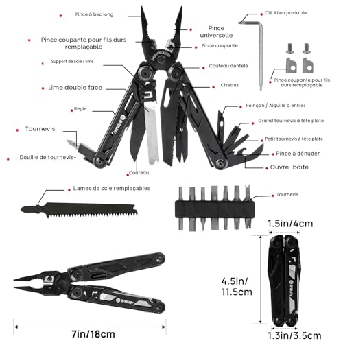 Idee cadeau homme original avec cette pince multifonctions complète - 3