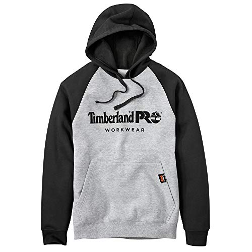 Timberland PRO Men's Hood Honcho Sport Pullover Hoodie, Light Heather Grey/Black, Medium