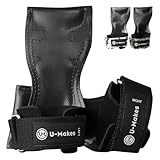 【Tarzan掲載×プロ監修】 U-Makes パワーグリップ【極み】 筋トレ 握力補助 日本ブランド 幅広厚手クッション 滑り止め 収納袋付き 左右セット デッドリフト 懸垂 モアレップグリップ