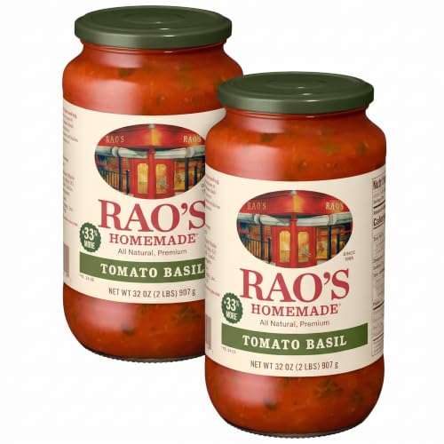 Rao's Homemade Tomato Basil Sauce, 2 lb, 32 Oz (Pack of 2)