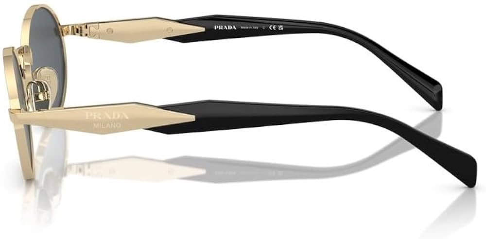 prada ✨美品✨正規品 Prada PR 65ZS ouro pálido/cinza escuro tamanho único, Ouro pálido