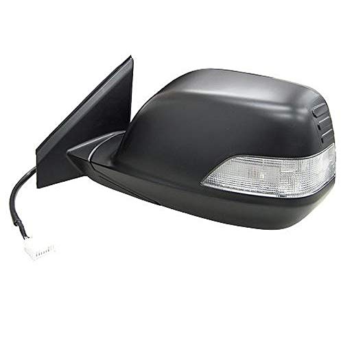 7438635086954 Derb Specchio Specchietto Retrovisore Sx Sinistro [Lato Guida](Elettrico - Termico - Con Fanale - Richiudibile elettricamente) - Calotta Nera Verniciabile