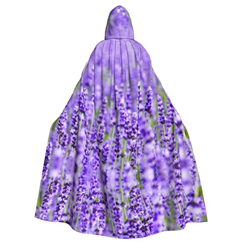 Cape unisexe à capuche pour Halloween, cosplay, Halloween, Noël, déguisement pour adultes Violet lavande