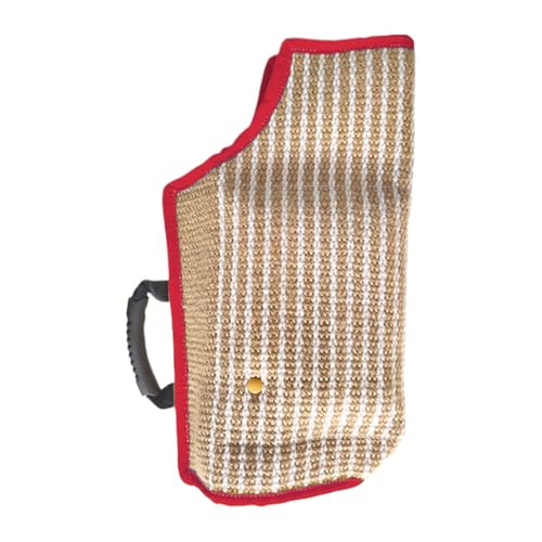 Outil de dressage compact en jute et manchon de protection pour chien