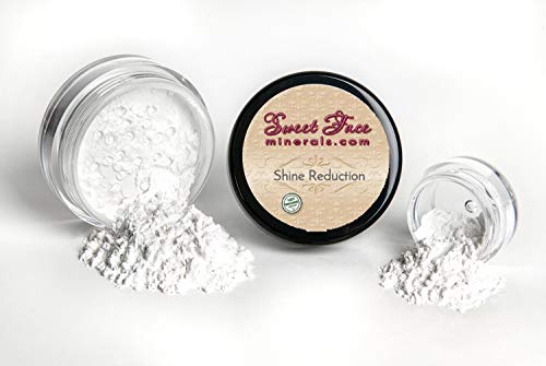 Shine Reduction Powder Oil Control Corrector Mineral Makeup Bare Face Matifying Concealer Sheer Loose Powder Full Coverage (5 Gram Sample Size Jar) #TOP16