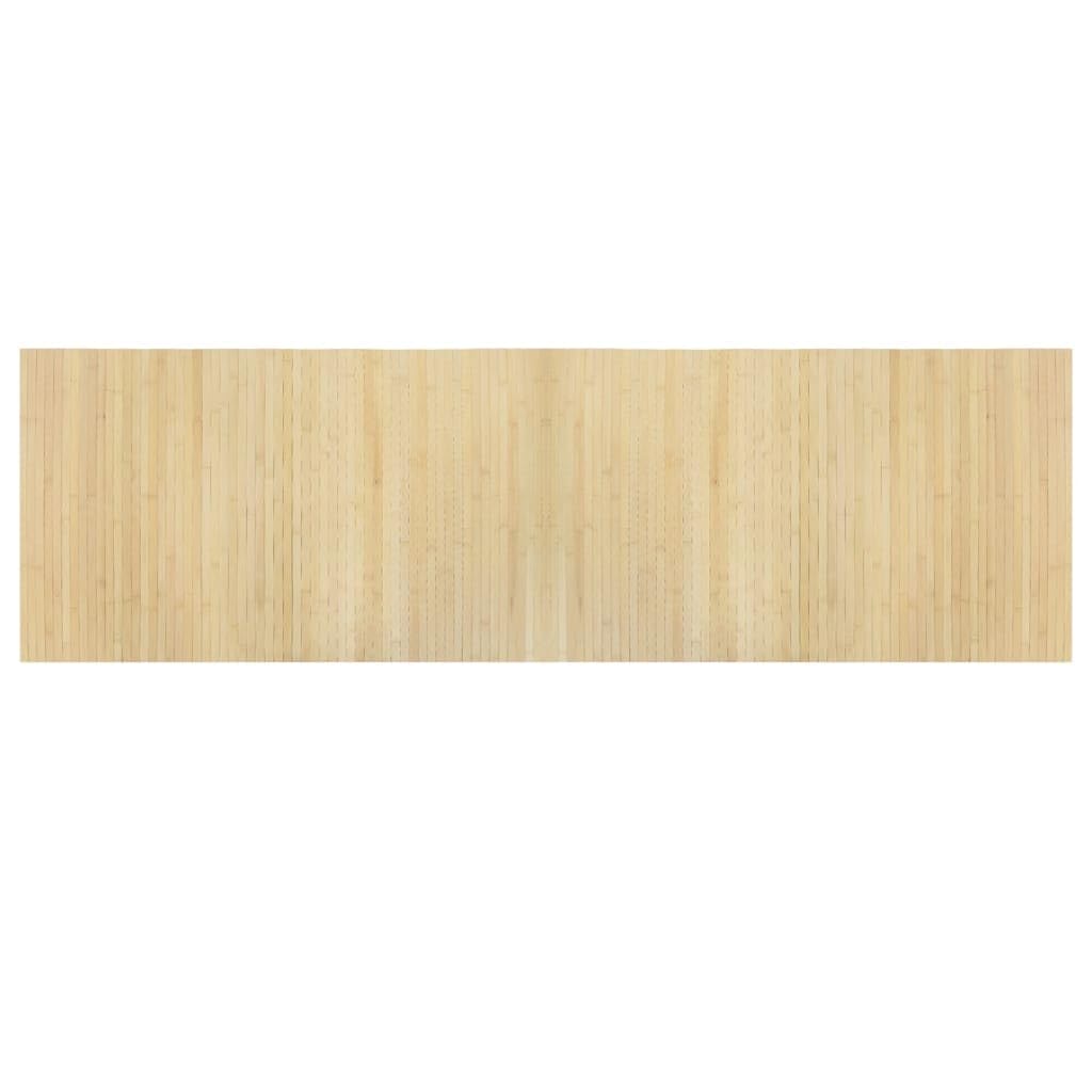 Tapis en bambou rectangulaire 60x200 cm pour entrée de cuisine moderne