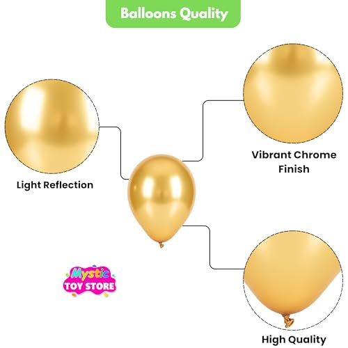 Image of Happy Birthday Decoration Kit for Baby Teenage Girls Men Women Adults Home Table Year With 30 Pc Light Green Gold Balloons 1 Pc Golden Happy Birthday Cursive Banner Items Set Combo