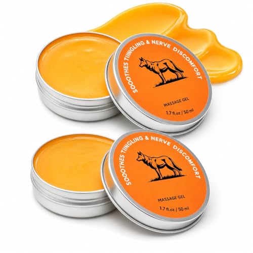 Nerve Relief Balm for Neuropathy Neuro Magnesium Balm with Menthol & MSM Cooling Soothing Massage Cream for Muscle & Joint Comfort(1.7 Fl Oz (Pack of 2))