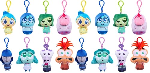 Just Play Peluches con Clip coleccionables Inside out 2 de